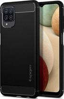 Spigen SPN1481BLK dėklas telefonui skirtas Samsung Galaxy A12, juodas