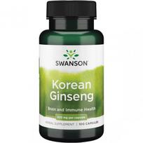 Swanson ŽENŠENIS (GINSENG) 500mg - 100 kapsulių