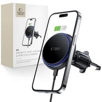 Telefono laikiklis TECH-PROTECT MAGNETINIS LAIKIKLIS, SKIRTAS MAGSAFE IPHONE 12 13 14 GREITAJAM ĮKROVIKLIUI, 15 W
