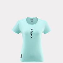 Millet Intense print TS womens aruba blue marškinėliai - Žydra 3515720357824