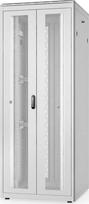 Digitus DIGITUS 42U tinklinė spinta Unikalios 2053x800x800mm dvigubos perforuotos durys pilkos spalvos