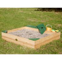 Medinė smėlio dėžė su priedų saugykla Amy Sandpit AXI