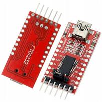 Modulis Rosfix FT232RL – USB-UART keitiklis, LED indikatoriai, Maitinimas 3.3V/5V