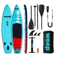 Pripučiama SUP irklentė WEEP AZURE² 365 cm, Touring, mėlyna, 200 kg