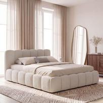 Lova TRIUMPH mini LINE + Čiužinys SAPNAS 2 XL|140x200|Smėlio #33|Boucle