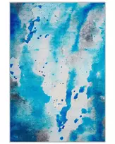 Kilimas BOZAT mėlynos spalvos 160 x 230 cm