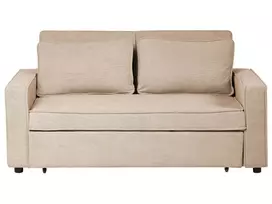 Dvivietė išskleidžiama sofa UTTELA šviesiai ruda