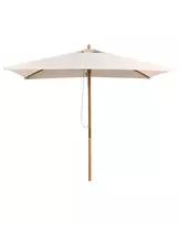 Sodo skėtis 195 cm FLAMENCO šviesiai smėlio spalvos