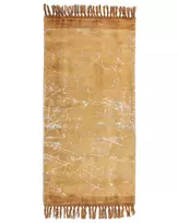 Kilimas HANLI oranžinis 80 x 150 cm viskozė