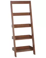 5 lentynų stovas MOBILE TRIO 167 cm, tamsiai rudas