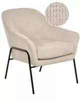 Fotel VEDDIGE smėlio spalvos