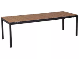 Išskleidžiamas sodo stalas TOFANE 198/248 cm 90 cm rudas