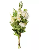 Dirbtinių gėlių puokštė LOURO 70 cm Balta