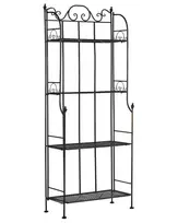 Lentyna ISERNIA metalinė 155 cm 61 cm juoda