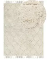 Kilimas SILCHAR smėlio spalvos 160 x 230 cm medvilninis