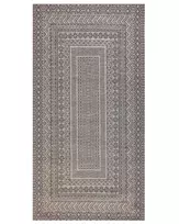 Kilimas BAGLAR pilkas 80 x 150 cm džiutas