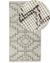 Kilimas URLA smėlio spalvos 80 x 150 cm vilnonis
