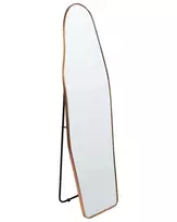 Pastatomas veidrodis LARCHE 160 cm, metalinis, auksinis