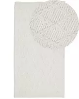 Kilimas ERZIN kreminės spalvos 80 x 150 cm iš vilnos