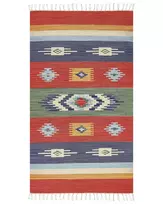 Kilimas KAMARIS spalvotas 80 x 150 cm medvilninis