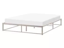 Lova be galvūgalio Metal VIRY 140 x 200 cm šviesiai smėlio spalvos