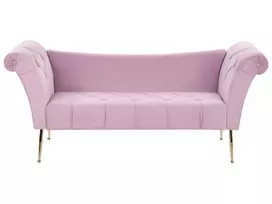 NANTILLY gultas iš veliūro, šviesiai violetinės spalvos