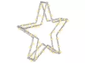 LED sodo dekoracija SIMO žvaigždė 31 cm balta