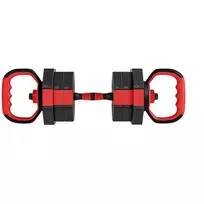 SPORTNOW 4-in-1 hantelių rinkinys reguliuojamas 15 KG jėgos treniruotėms namuose