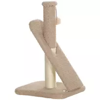 Maža kačių draskyklė, 54 cm, kreminė