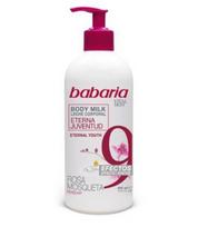 Drėkinamasis kūno pienelis su erškėtuogių aliejumi Babaria 9 Effect, 400 ml