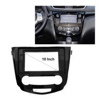 Skirta Nissan X-Trail Qashqai 2013-2017 Priedai Automobilio salonas 10,1 colio automobilio DVD radijo prietaisų skydelis Fascia Kit Rėmo skydelio apsauga black