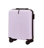 Kabinos lagaminas Wings SWAN SN120 20" , violetinis , polikarbonatas , 4 dvigubi ratukai, tinka Ryanair
