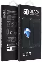 OEM 5D pilnai klijuojamas grūdintas stiklas - skirtas Honor 400 Pro (visame pasaulyje) juodas