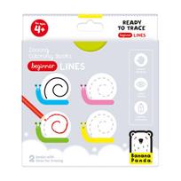 Banana Panda Looong Coloring Books Ready to Trace - Beginner Lines Art.50158