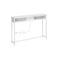 Konsolinis stalas, 25x120x81.1 cm, balta