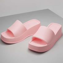 Flip Flops Women Sandals EVA Wedge Slippers Women Summer Outwear Thick Sole Slippers with Open Toe Slippers Pantuflas De Mujer 36-37