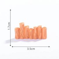 Micro-landscape Wooden Boards Bamboo Fences Grilles Decorative AccessoriesEcological Bottles and Small Ornaments 1#