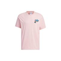 Adidas Originals X Monkey Kingdom Gfx Tee Cartoon Print Round Neck T-Shirt Unisex Tops Miracle-Purple Pink IP1793 XXL