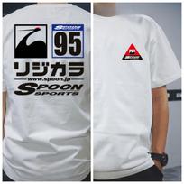 Japanese JDM Modified Car SPOON Civic Type R2025 Summer Pure Cotton Shortsleeved Tshirts for Men and Women S
