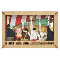 Ensky One Piece Paper Theater H100 x W152 x Wood and Paper [Renewal] PT-WL11X Friend's Mark, Approx. D42mm,