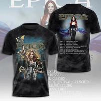 Epica Tour 2025 Date Lists 3D AOP T Shirt Size S-5XL S