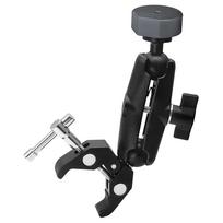 For Starlink Mini Clamp Bracket Kit Adjustable Roof Mount RV Mount for RV/Yacht/Camper/Guardrails black