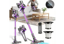 Dulkių siurblys - šluota Dulkių siurblys - šluota belaidis, Cleaner Vacuum, black edition + mikrofibra šluostė