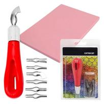 Rubber Stamp Making Kits with Stamp Block Carve Stamp Making Kits for Carving