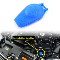Ford C-MAX, Kuga, Focus Windshield Washer Reservoir Cap 3M5117632AB. Plastic