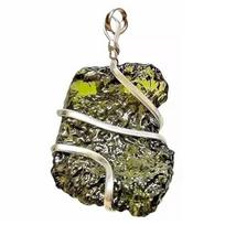 Certified Natural Moldavite Stone Green Tektite Collectible Loose Gemstone Specimen M
