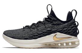 Nike LeBron 15 Low 'Black Metallic Gold' AO1756-001 40.5