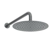 Lietaus dušas Balneo Cascade 1, tamsiai pilkos (gun metal) spalvos