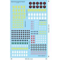 Blood Angels' Warhammer 40k Wargaming Decals - Water Decals - Waterslide, Any Scale - Waterslide, 1/000