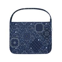 EMIS Logo Paisley Eco Bag Navy ONE SIZE
